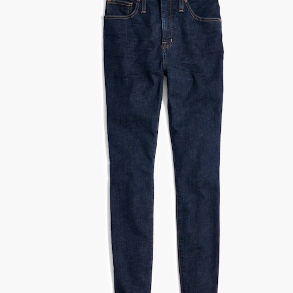 Madewell Dark Wash Curvy High-Rise Skinny Jeans - Size 27 - Picture 5 of 5